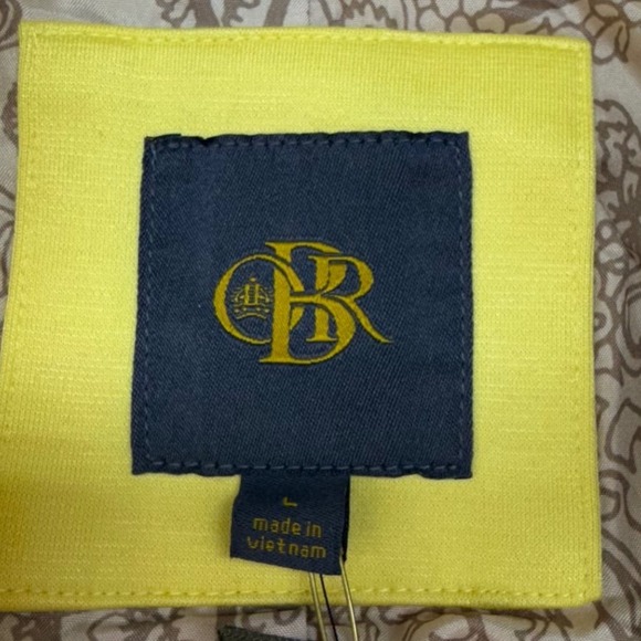 Outback Red Womens Blazer Jacket Bright Yellow Button‎ Front Pockets Size L - Picture 2 of 8